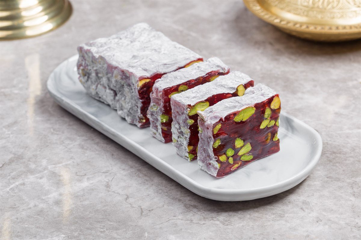 Hafiz Mustafa 1864 | Turkish Delight with Pomegranate Pistachio Croquant (1 kg)