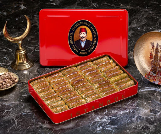 Hafiz Mustafa | Pistachio Yellow Twist Baklava (Extra Large Box)