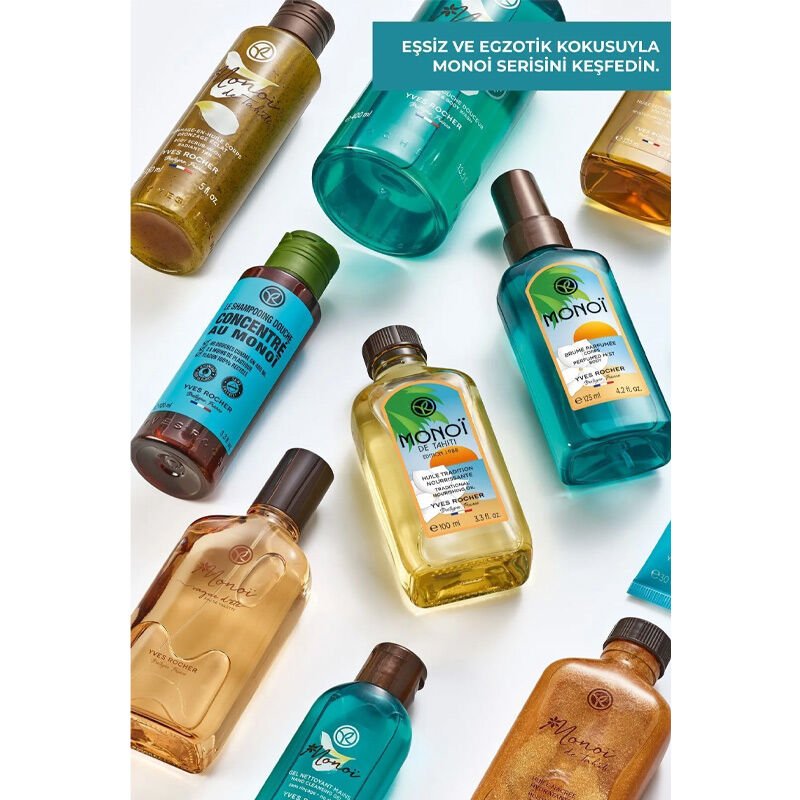 Hair & Body Shampoo - Hydrating Monoi with Tropical Scent & Rich Lather - TryAladdin