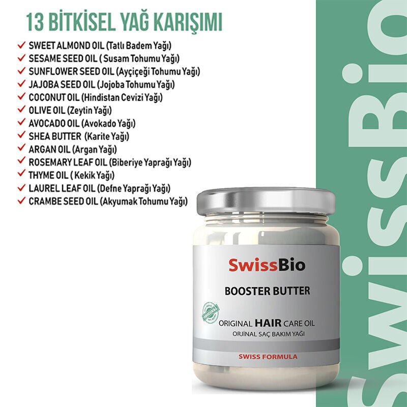 Hair Butter - 13 Natural Oils for Damaged Hair Repair & Shine - TryAladdin