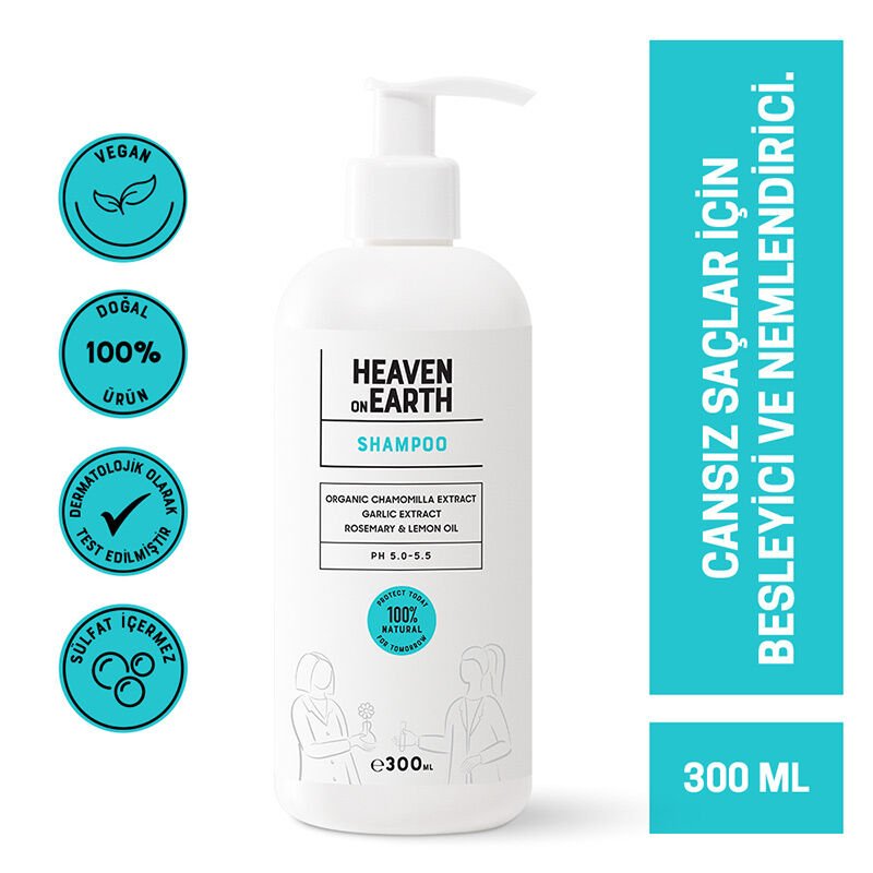 Hair Growth Shampoo - Garlic & Organic Botanicals for Smooth, Vibrant Hair - TryAladdin