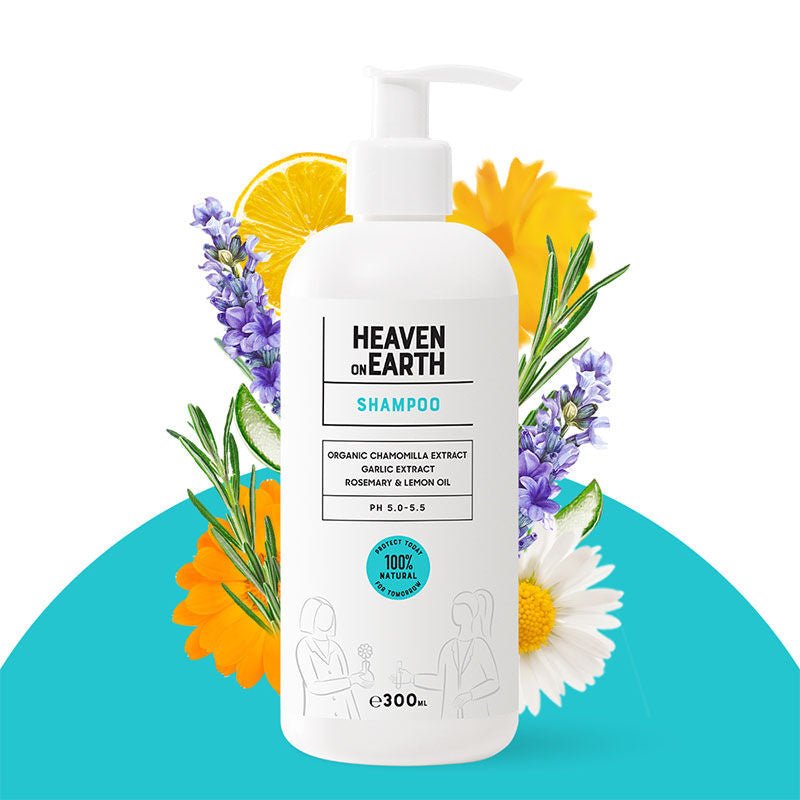 Hair Growth Shampoo - Garlic & Organic Botanicals for Smooth, Vibrant Hair - TryAladdin