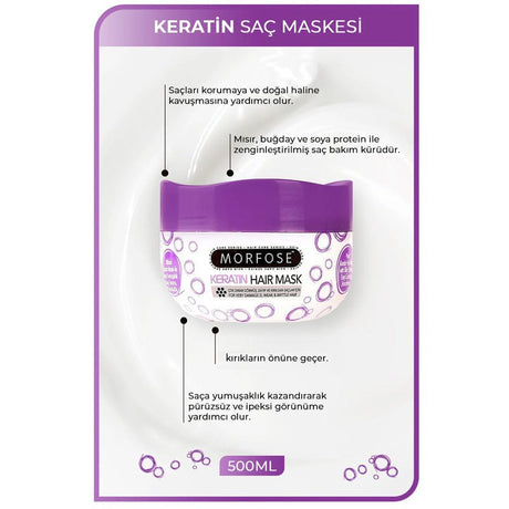 Hair Mask - Intensive Repair for Damaged Hair with Plant Keratins - TryAladdin