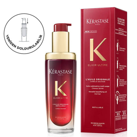Hair Oil - Nourishing Shine Elixir with Camellia & Argan Oils - TryAladdin