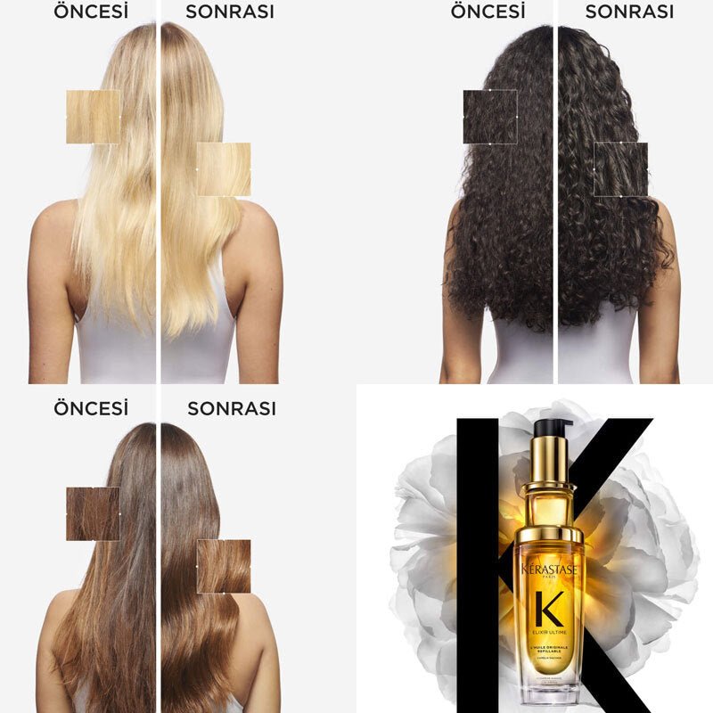 Hair Oil - Strengthening & Frizz Control with Camellia & Argan Oil - TryAladdin