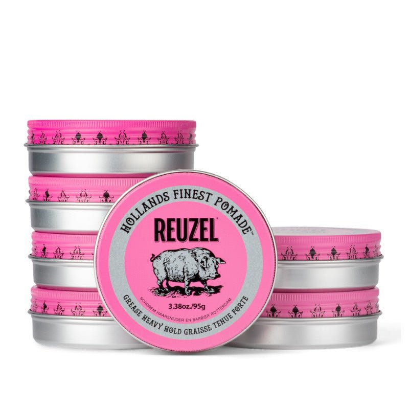Hair Pomade - Strong Hold & Natural Medium Shine Wax - Based Grease - TryAladdin