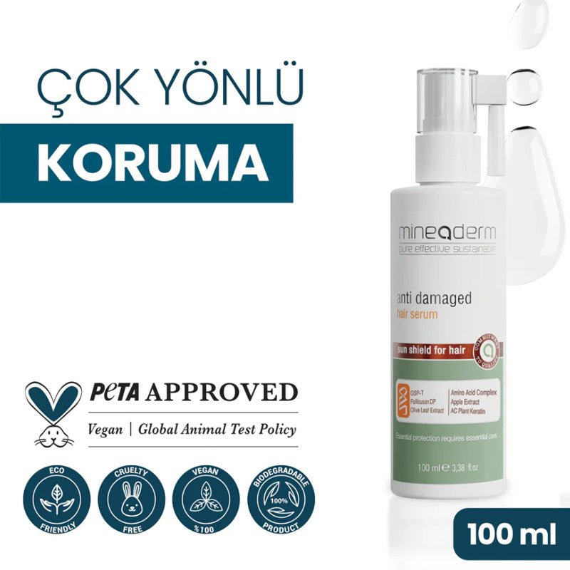 Hair Serum - Heat & UV Shield with Antioxidants & Botanical Extracts - TryAladdin