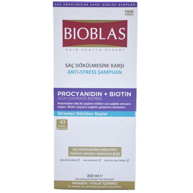 Hair Strengthening Shampoo - Anti - Stress with Procyanidin & Herbal Serum - TryAladdin