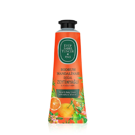 Hand & Body Cream - Hydrating Natural Olive Oil & Mandarin Scent - TryAladdin