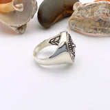 Handcrafted Turkish 925 Sterling Silver Onyx Men's Ring | Bold Statement Jewelry - TryAladdin