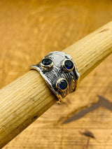 Handcrafted Women's Blue Sapphire Ring - TryAladdin