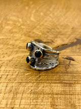 Handcrafted Women's Blue Sapphire Ring