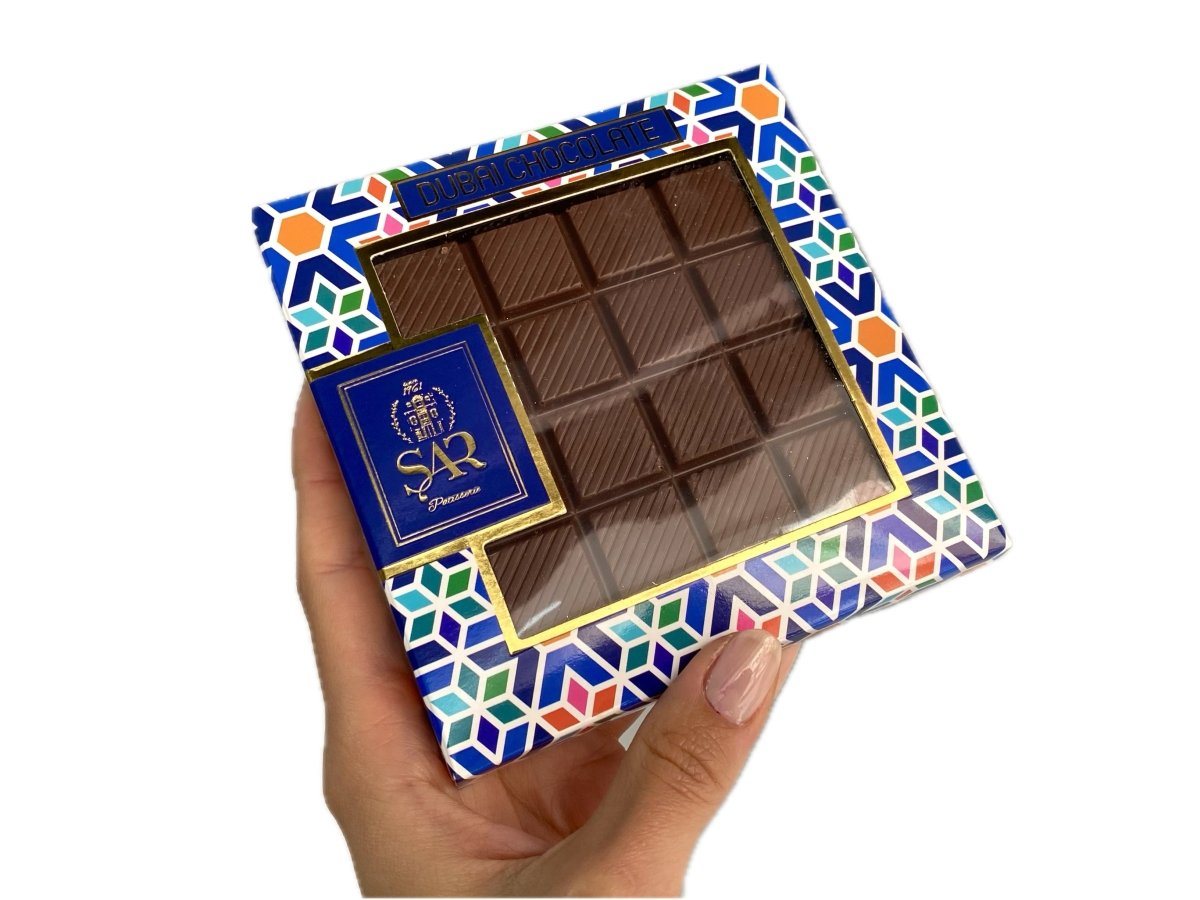 Handmade Dubai Chocolate Tablet - Belgian Chocolate with Pistachio & Roasted Kadayif (100gr)