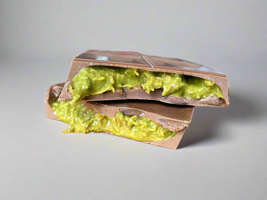 Handmade Dubai Chocolate with Pistachio, Kadayif & Tahini - Low Sugar Gourmet Treat