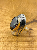 Handmade Mystic Topaz Women's Ring