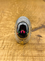 Handmade Mystic Topaz Women's Ring