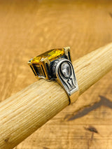 Handmade Women's Citrine Ring - TryAladdin