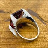 Handmade WoMen's Red Ruby Ring