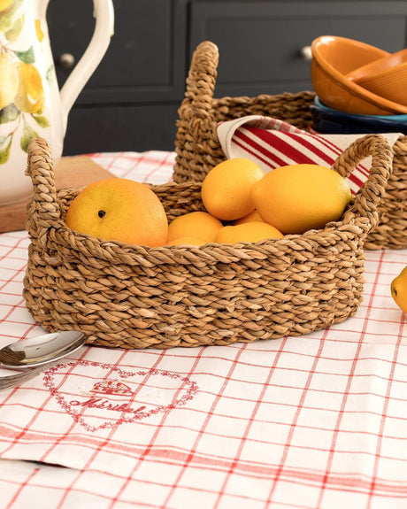 Handwoven Small Wicker Basket for Storage & Decor - TryAladdin