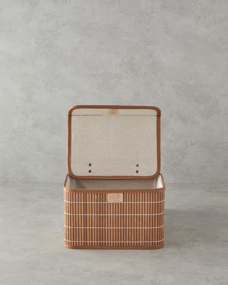 Premium Hardwood Bamboo Coffee Storage Box - Airtight Seal