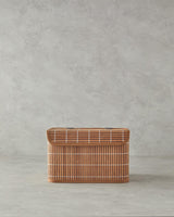 Premium Hardwood Bamboo Coffee Storage Box - Airtight Seal