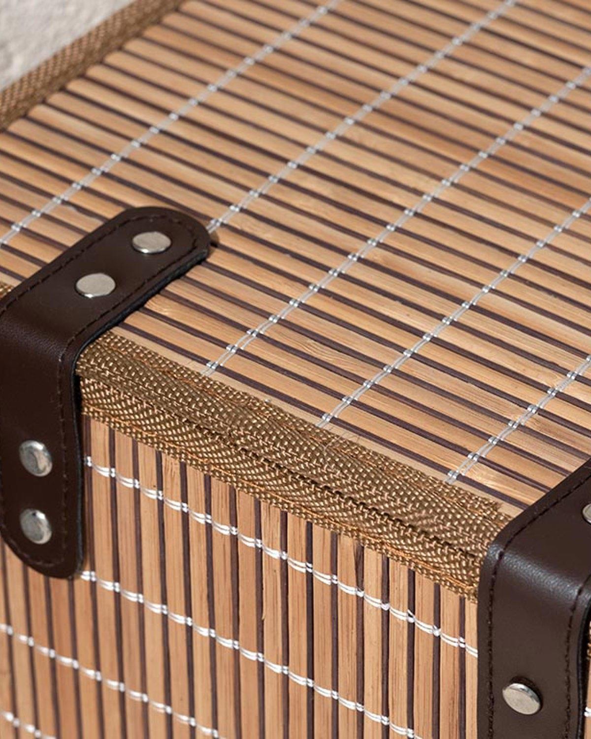 Premium Hardwood Bamboo Coffee Storage Box   Airtight Seal