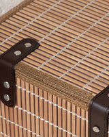 Premium Hardwood Bamboo Coffee Storage Box   Airtight Seal