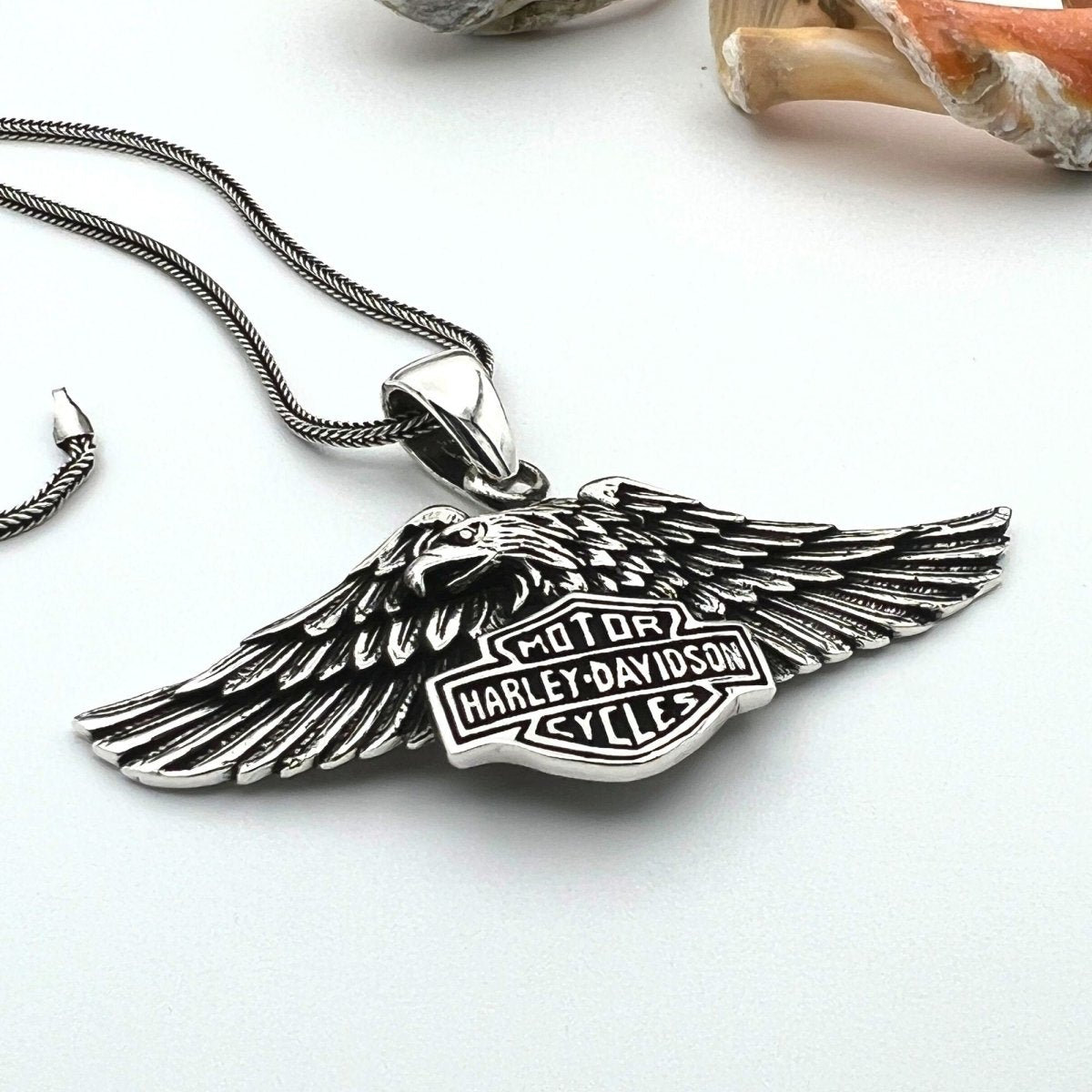 Harley Davidson 925 Sterling Silver Necklace