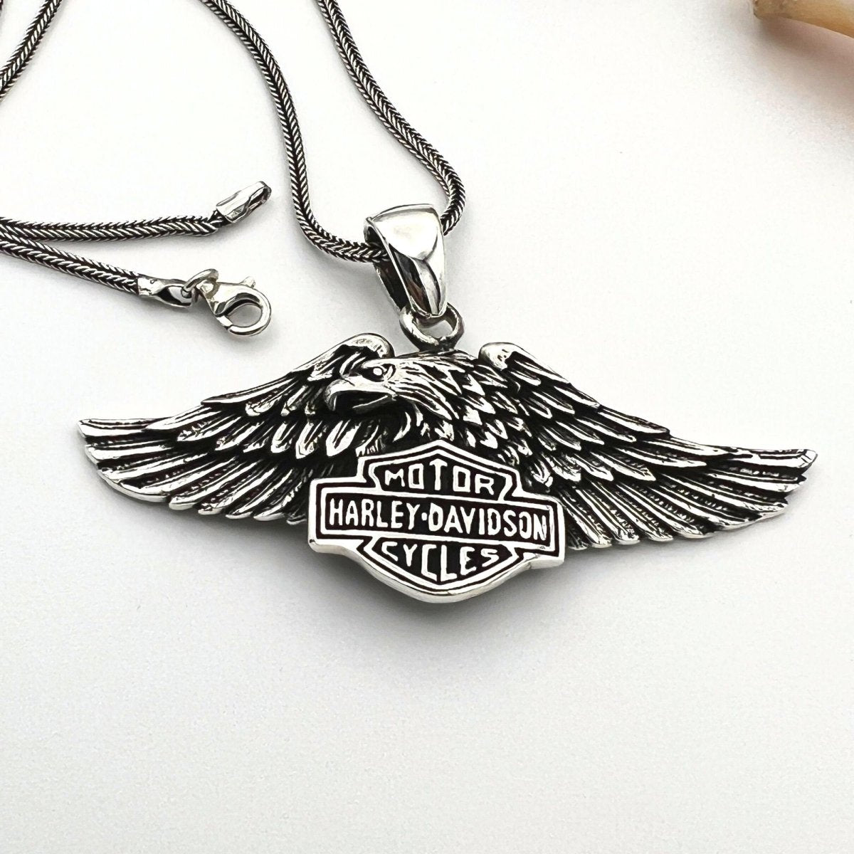 Harley Davidson 925 Sterling Silver Necklace