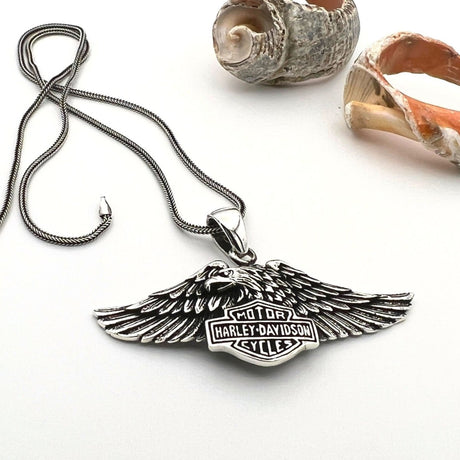 Harley Davidson 925 Sterling Silver Necklace