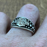 Harley Davidson 925 Sterling Silver Ring