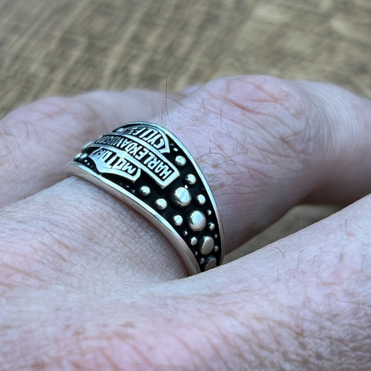 Harley Davidson 925 Sterling Silver Ring