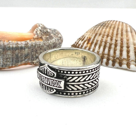 Harley Davidson 925K Sterling Silver Ring