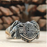 Harley Davidson 925K Sterling Silver Ring