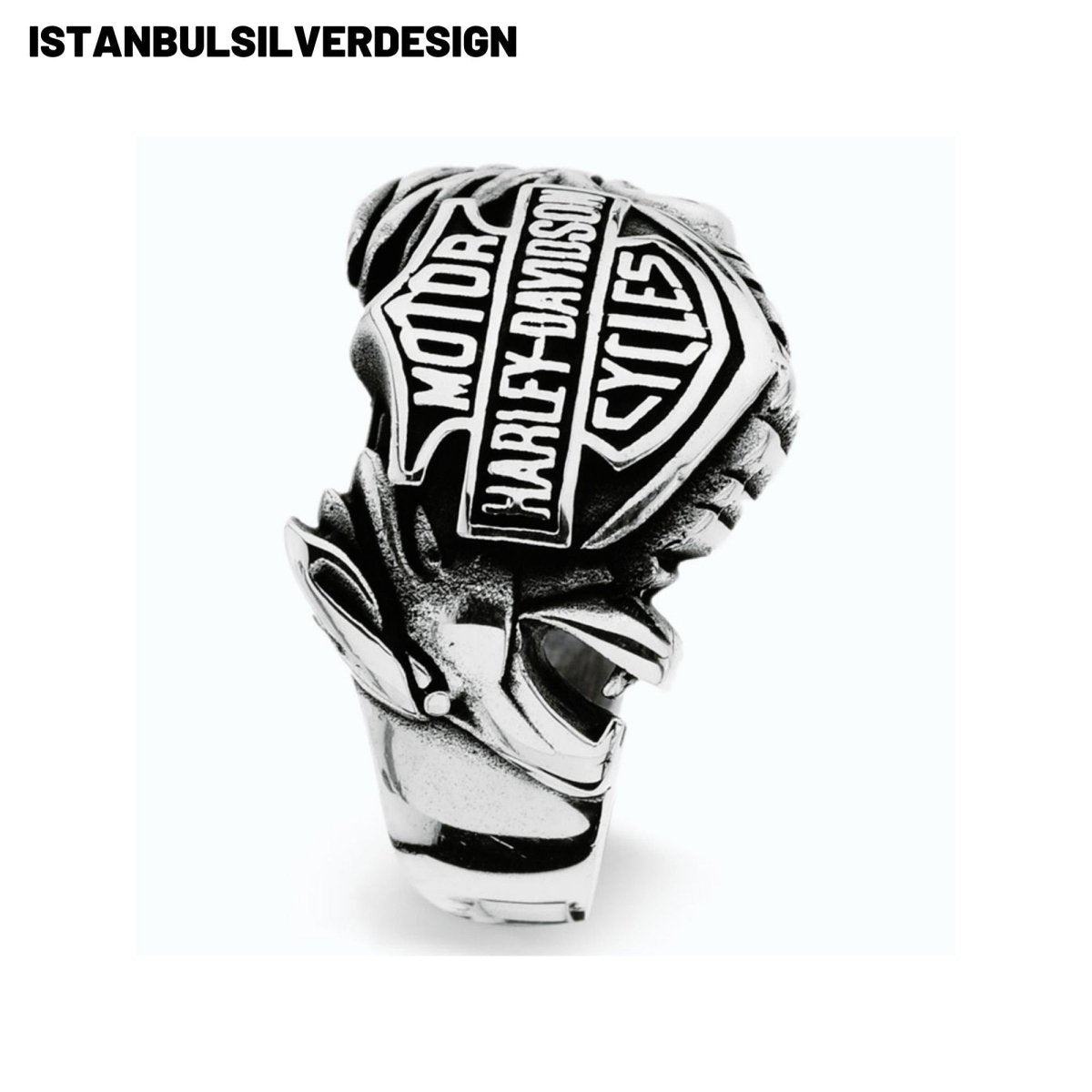 Harley Davidson 925K Sterling Silver Ring