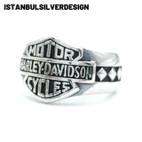 Harley Davidson 925K Sterling Silver Ring