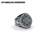 Harley Davidson 925K Sterling Silver Ring