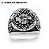 Harley Davidson 925K Sterling Silver Ring