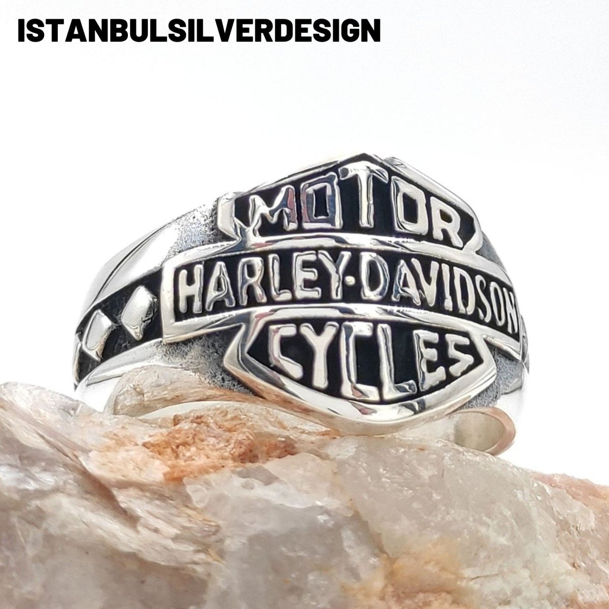 Harley Davidson 925K Sterling Silver Ring