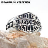 Harley Davidson 925K Sterling Silver Ring