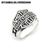 Harley Davidson 925K Sterling Silver Ring