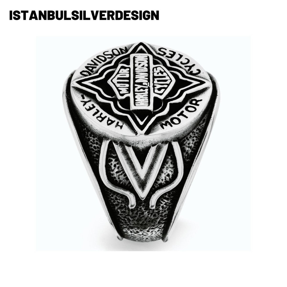 Harley Davidson 925K Sterling Silver Ring