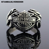 Harley Davidson 925K Sterling Silver Ring