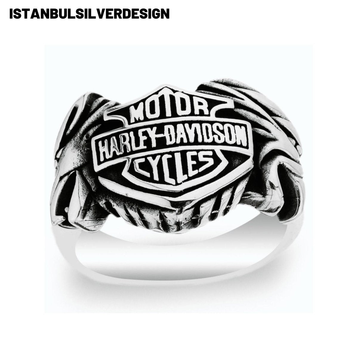 Harley Davidson 925K Sterling Silver Ring