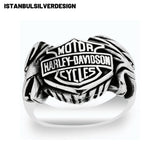 Harley Davidson 925K Sterling Silver Ring