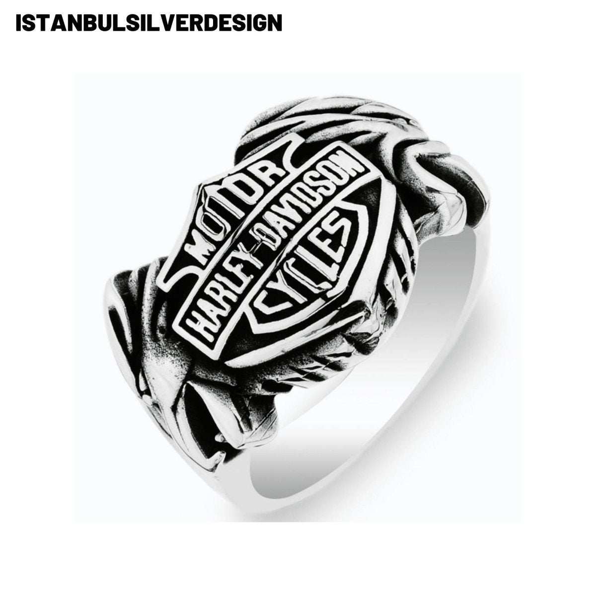 Harley Davidson 925K Sterling Silver Ring