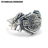 Harley Davidson 925K Sterling Silver Ring