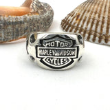 Harley Davidson Biker Silver Ring