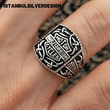 Harley Davidson Inspired Sterling Silver Biker Ring - TryAladdin