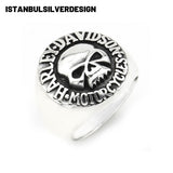 Harley Davidson Motorcycle Signet Ring